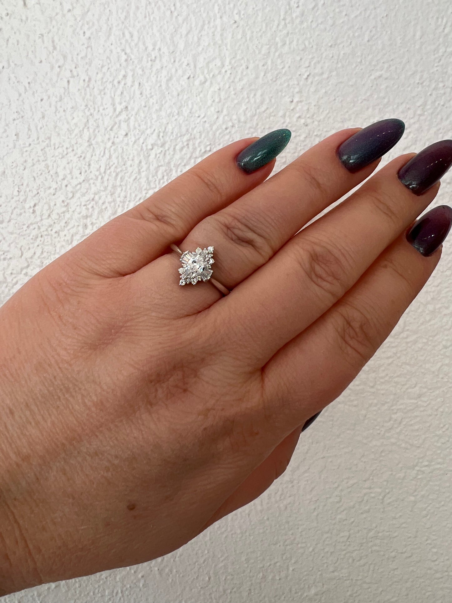 Marquise Radiant Halo Ring