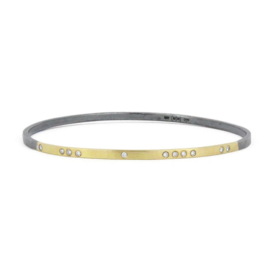 Scattered Dot Diamond Bangle