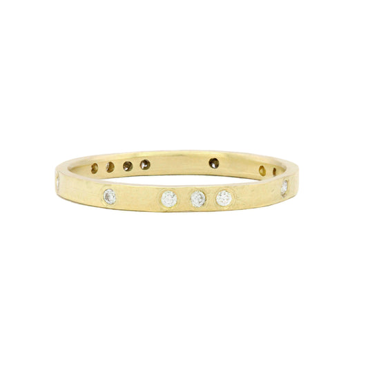 Scattered Diamond Ring