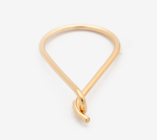 Teardrop Hoop Earring