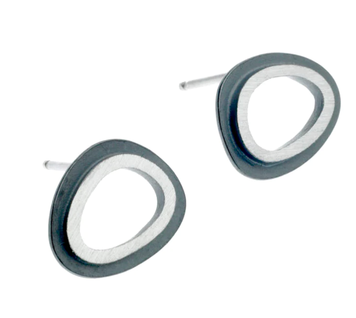 Eclipse Organic Ovals Post Earrings