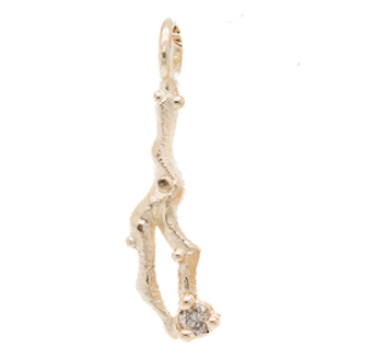 Champagne Diamond Branches Pendant