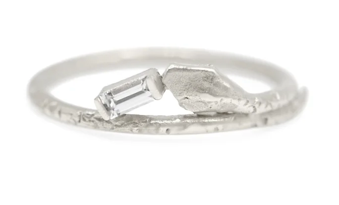 Baguette Serpent Ring