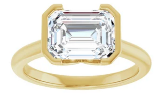 East - West Engagement Ring