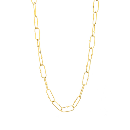 Dotted Chain Necklace - Long