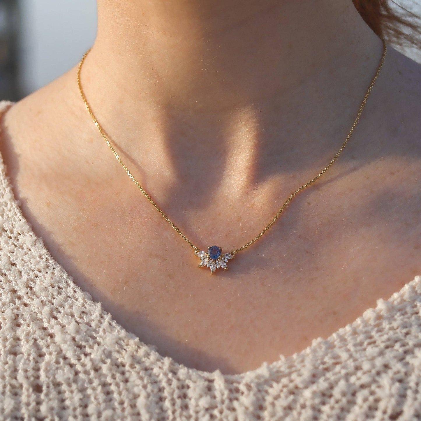 Alexandrite & Diamond Fire of Love Pendant