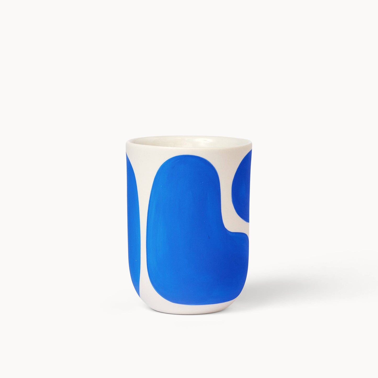 Cobalt Color Block Coffee Cup