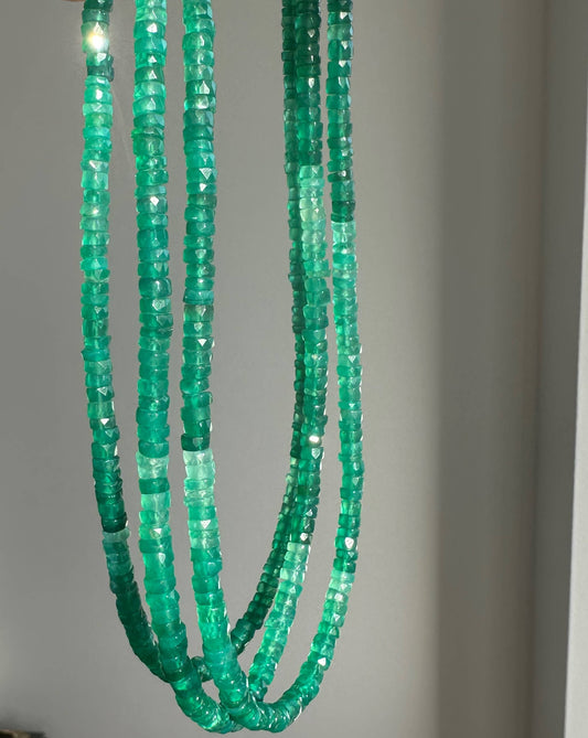 Green Onyx Gemstone Necklace