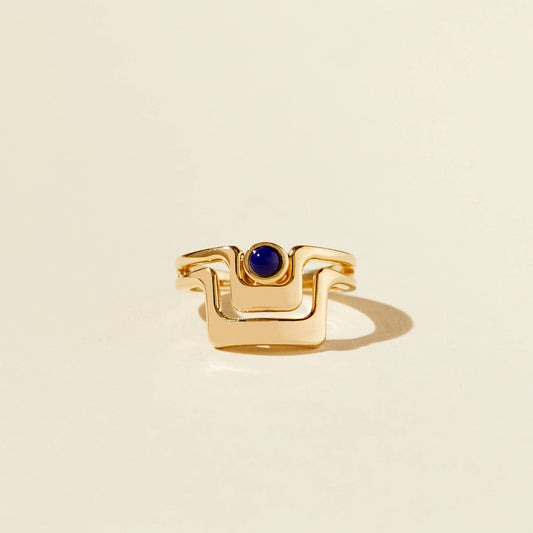 Lindsay Lewis - Grand Ring - Blue: 6