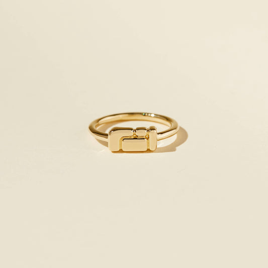 Lindsay Lewis - Kedzie Ring: Gold Plated / 6