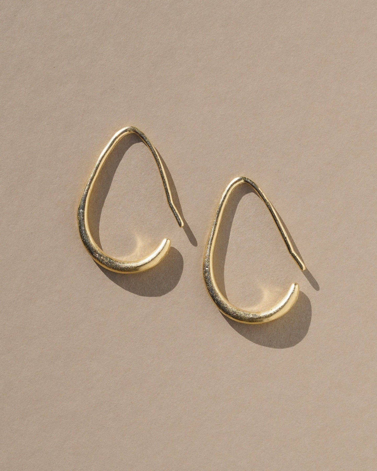 Mountainside Jewelry - Susa Hoops: Gold Vermeil