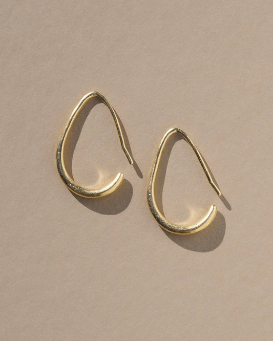 Mountainside Jewelry - Susa Hoops: Gold Vermeil
