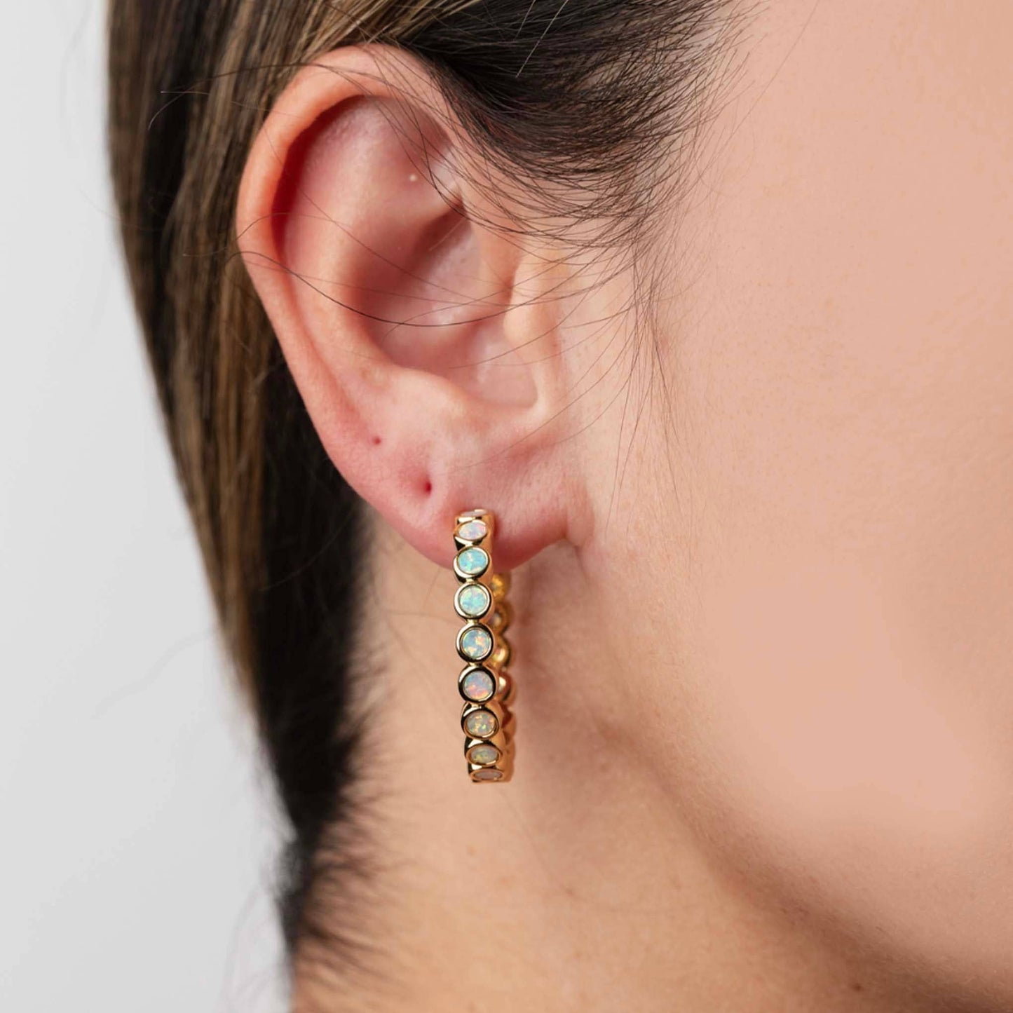 La Kaiser - Opal Ombre Grande Hoops