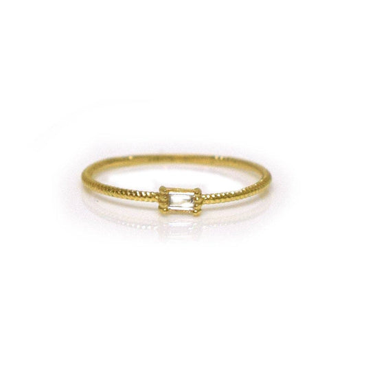 Diamond Golden Grace Twist Ring