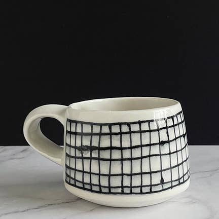 Small Stria Grid Mug