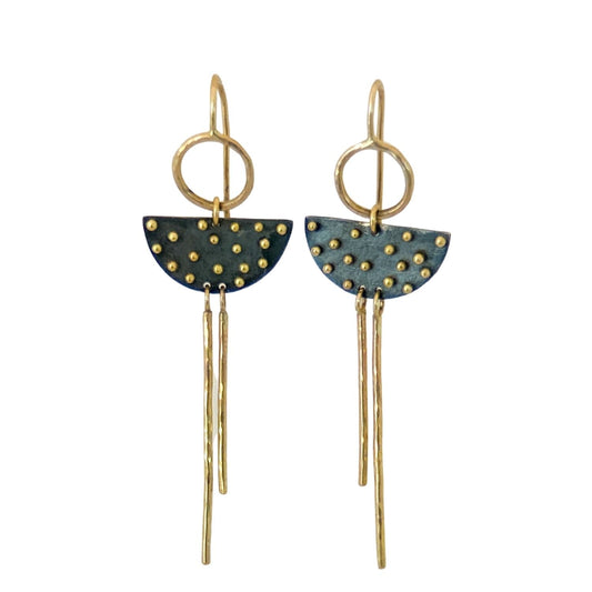 Half Moon Stick Earrings