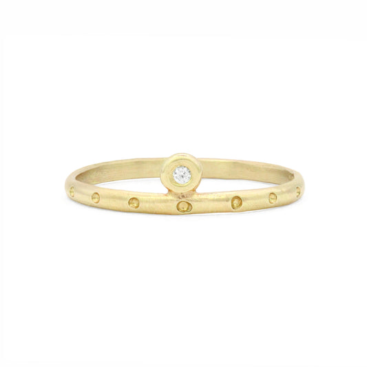 Inverted Dot Stacking Ring