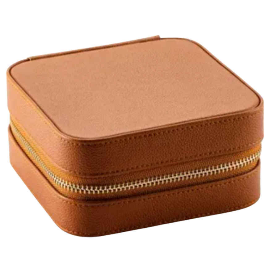 Square Travel Jewelry Case