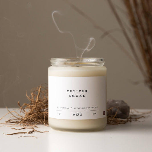 Vetiver Smoke Essential Oil Candle