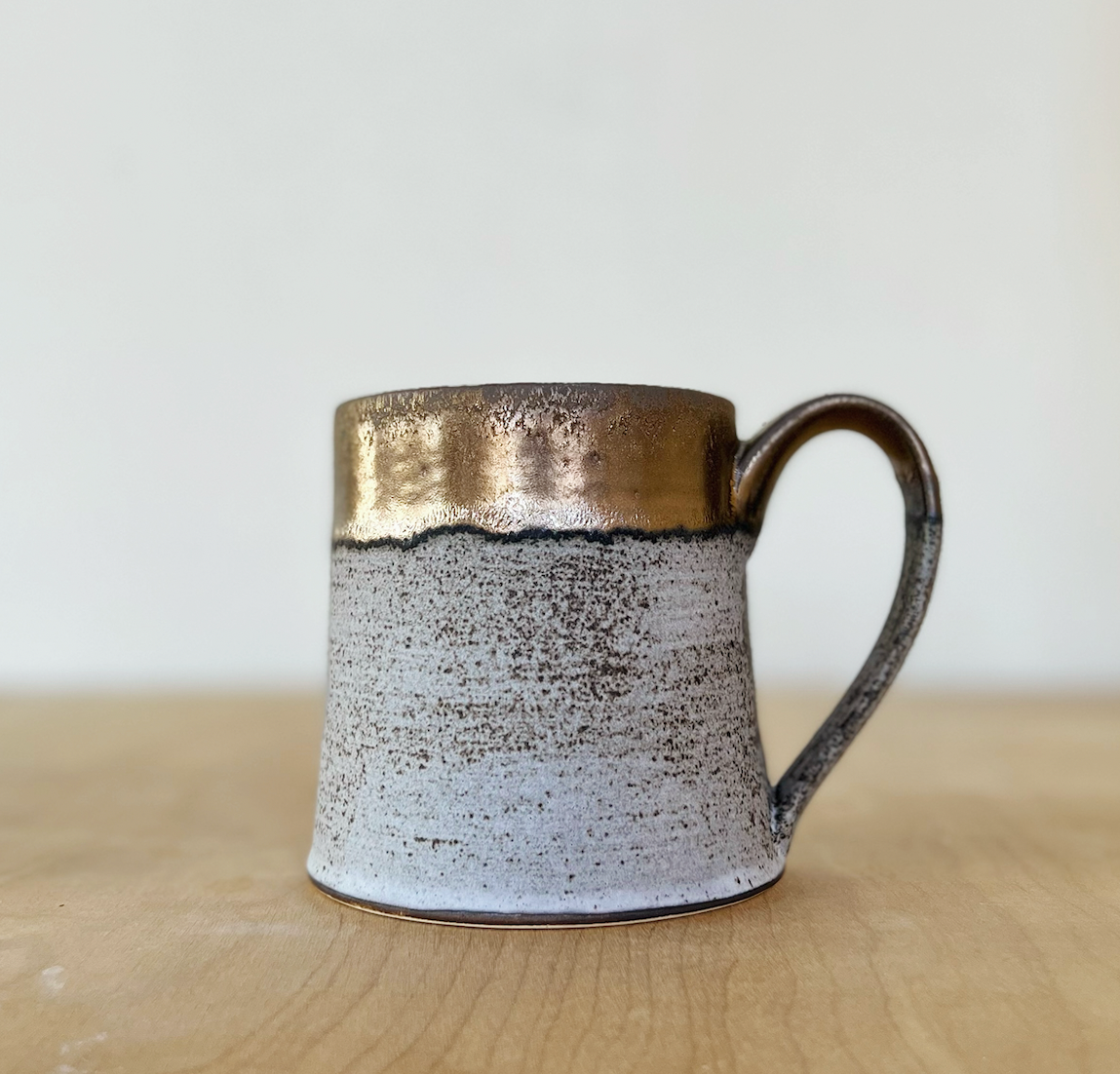 Grey + Gold Mug