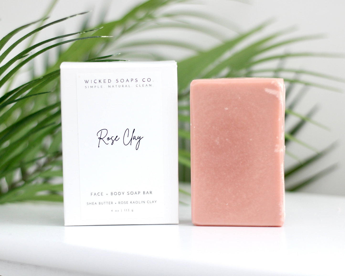 Rose Clay Face + Body Nourishing Soap Bar